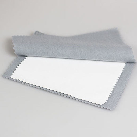 JPS Jewelry Cleaning Polishing Cloth 8" X 6" Gray/White NEW - Picture 1 of 4